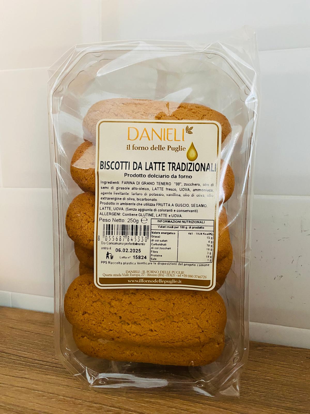 Biscotti da latte tradizionali, 250g