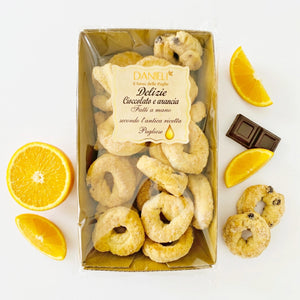 Delizie al cioccolato e arancia, 250g