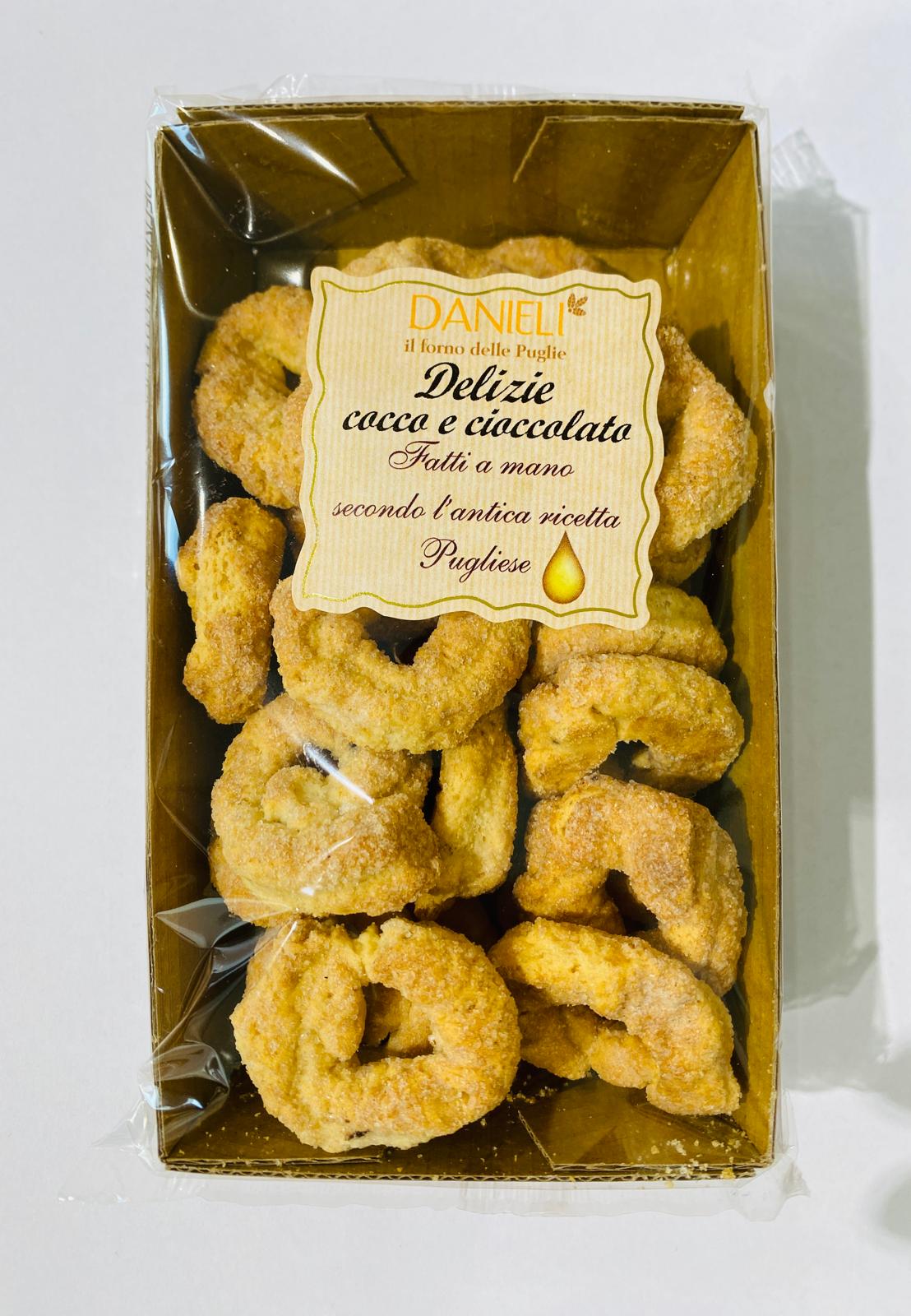 Delizie al cocco e cioccolato, 250g