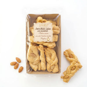 Intorchiate salate con mandorle, 250g