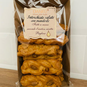 Intorchiate salate con mandorle, 250g