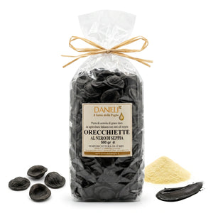 Orecchiette pugliesi, Nero di seppia, 500g