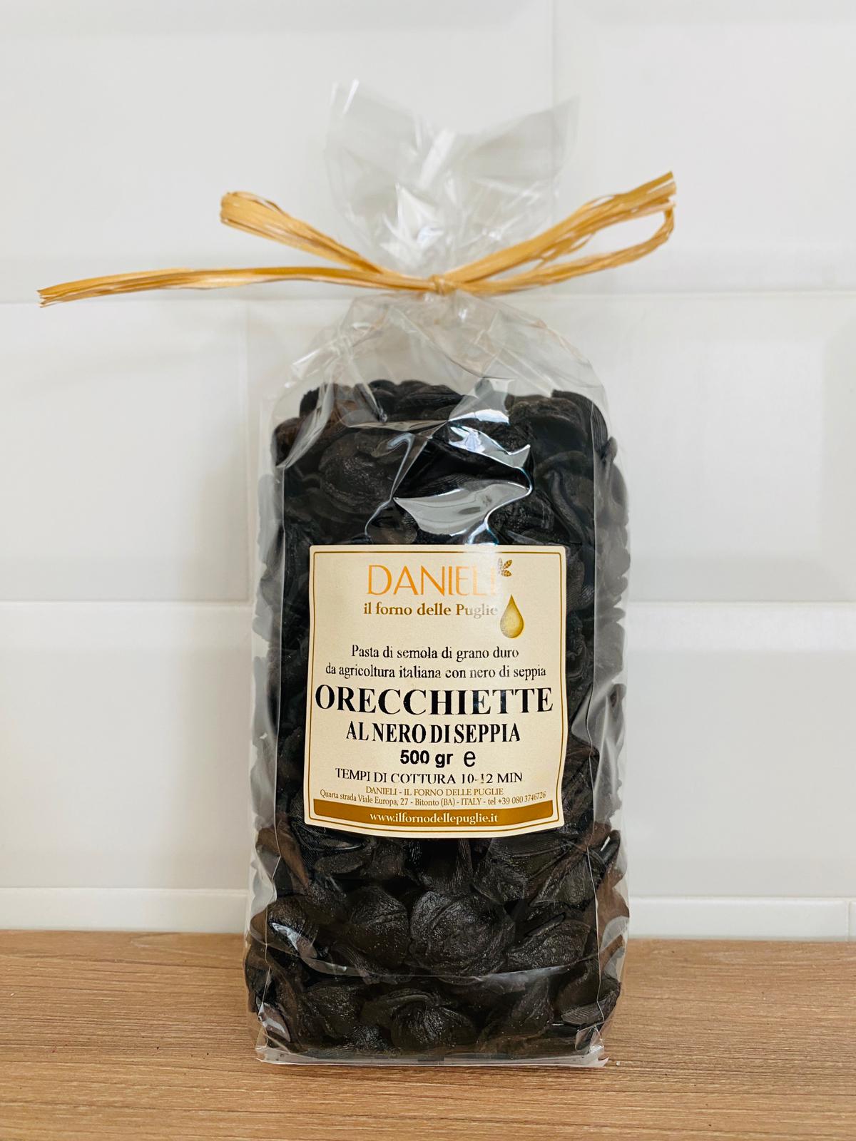 Orecchiette pugliesi, Nero di seppia, 500g