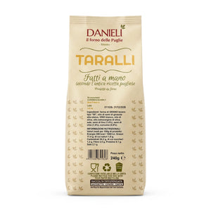 Taralli alla curcuma, semi di chia e semi di lino, 240g