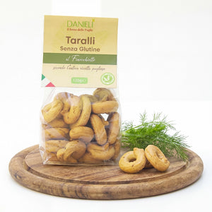 Taralli pugliesi SENZA GLUTINE, Finocchio, 120g