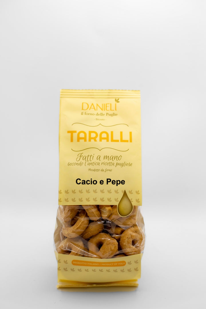 Taralli pugliesi, Cacio e Pepe, 240g