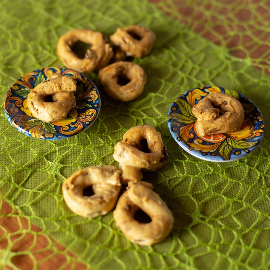 Taralli pugliesi, cipolla e uvetta, 240g