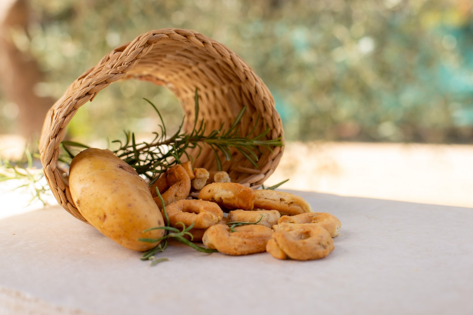 Taralli pugliesi, patate e rosmarino, 240g